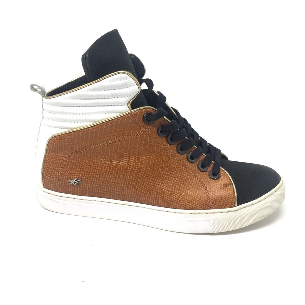 Kenneth Cole Brown Black Sneakers 8